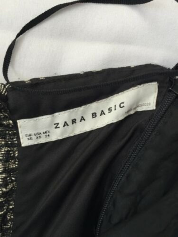 Zara Strapless Y2K Bubble Prom Goth Grunge Cocktail Dress 90s 80s Bratz punk - Picture 8 of 9